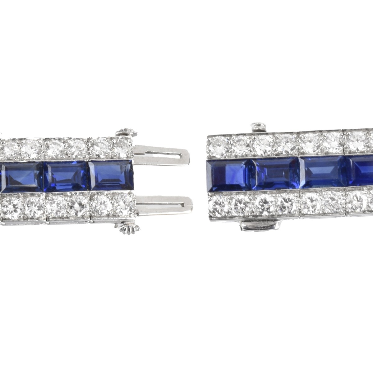 Oscar Heyman Diamond and Sapphire Bracelet