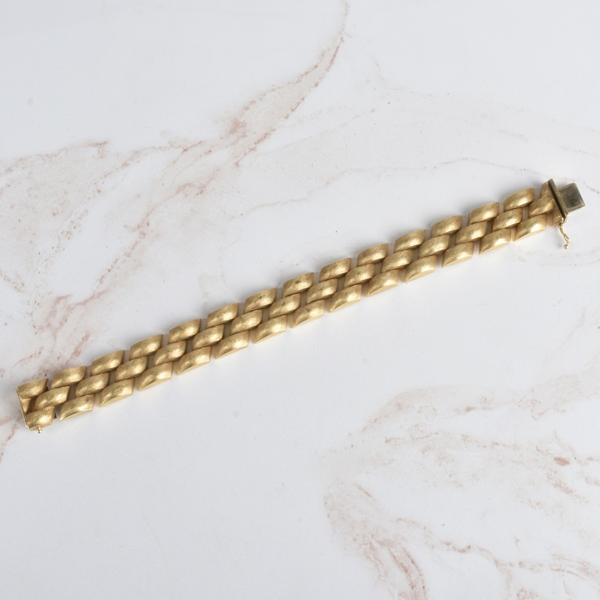 Retro 14K Link Bracelet