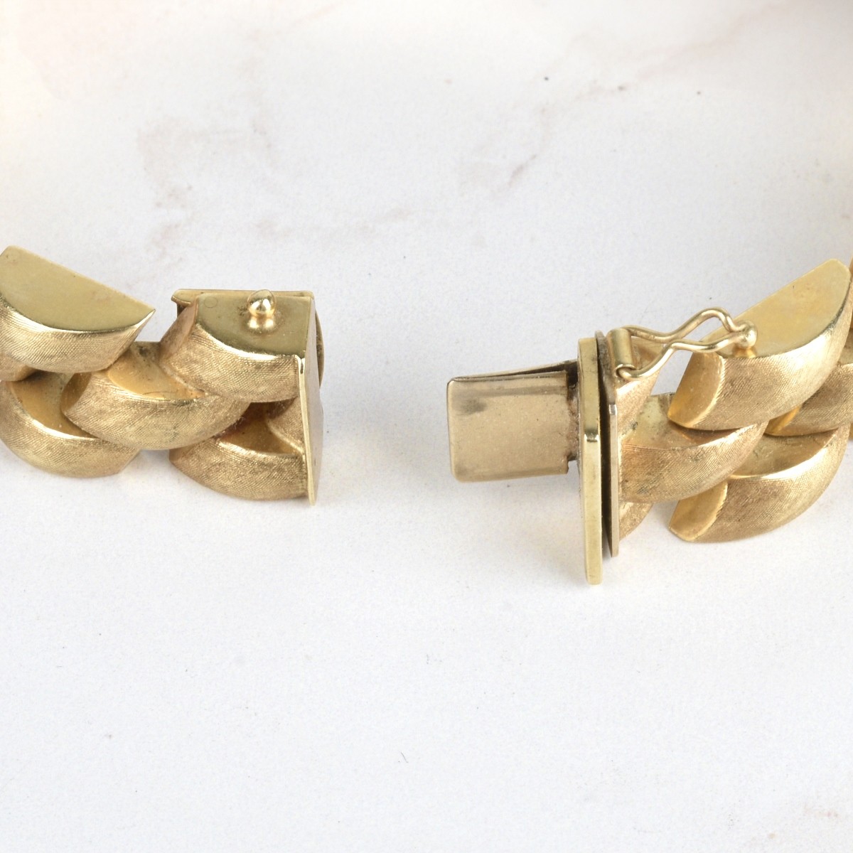 Retro 14K Link Bracelet