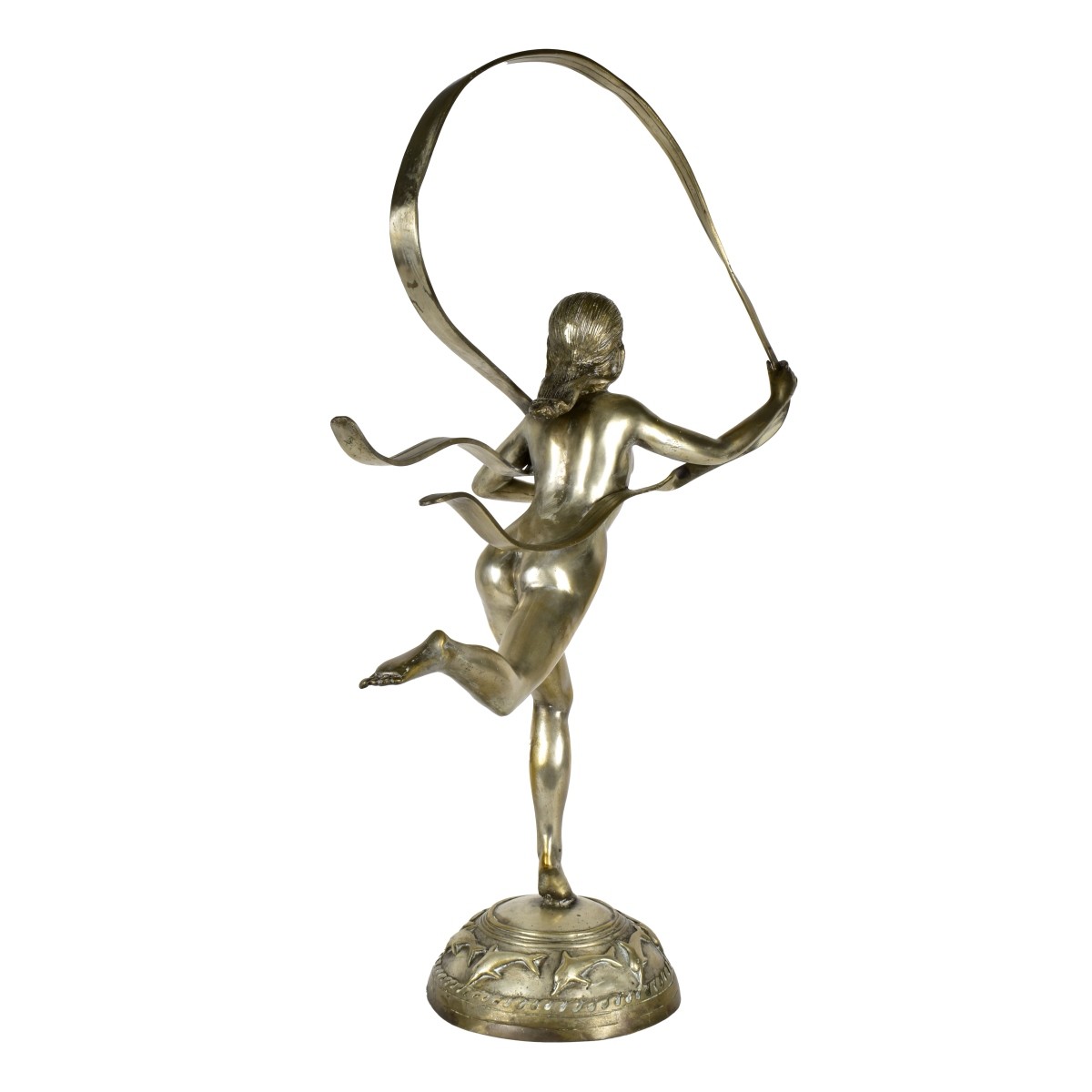 Large Art Deco Style Bronze Sculpture