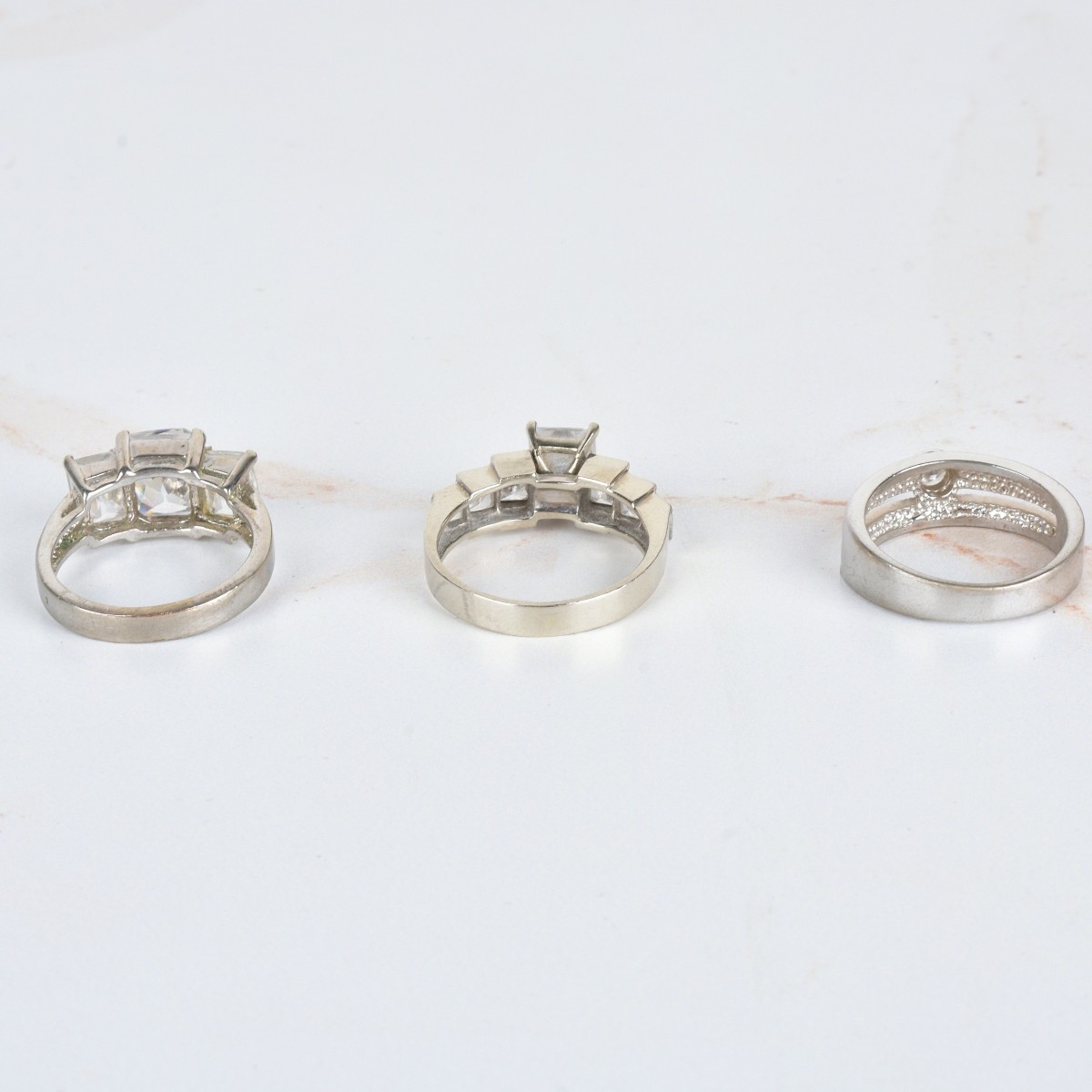 Three CZ Rings