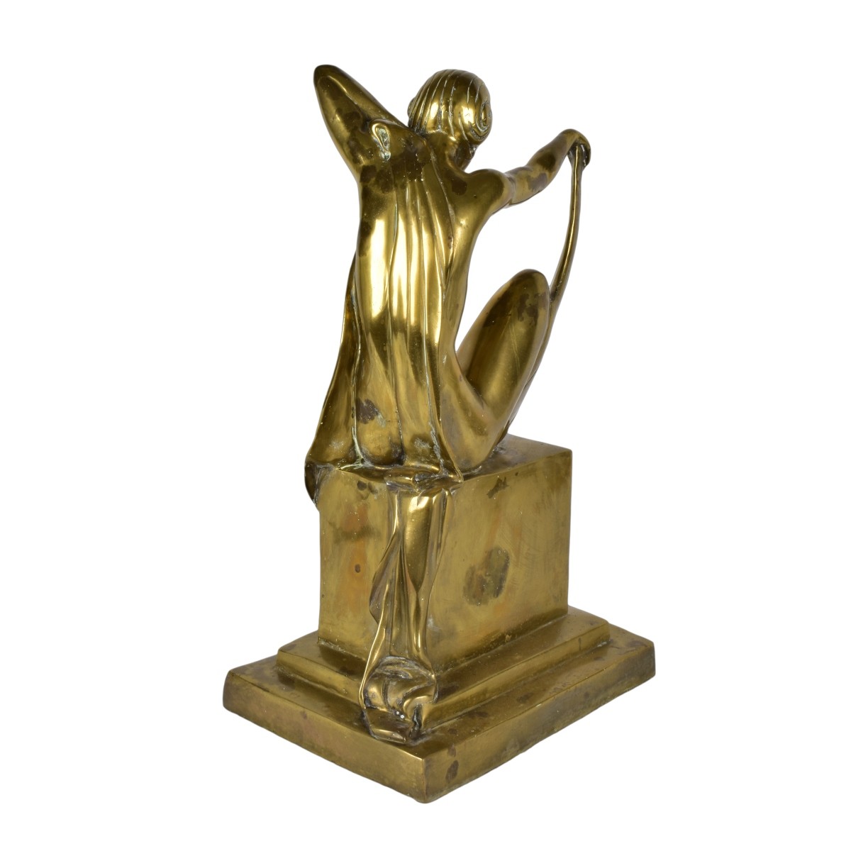 Large Art Deco Style Bronze Sculpture