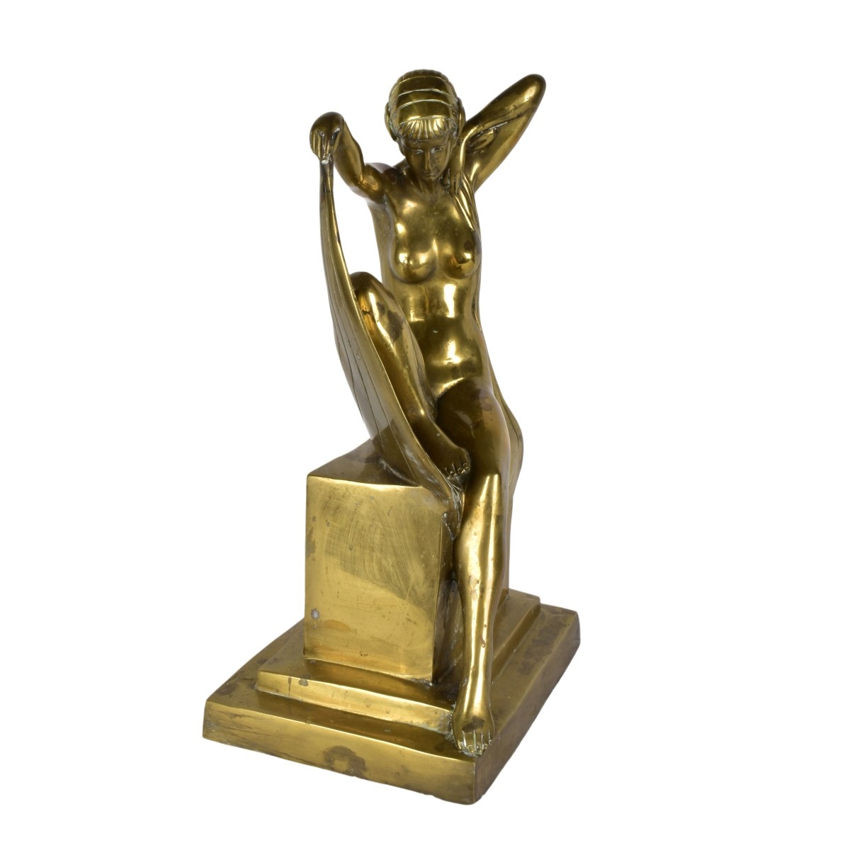 Large Art Deco Style Bronze Sculpture