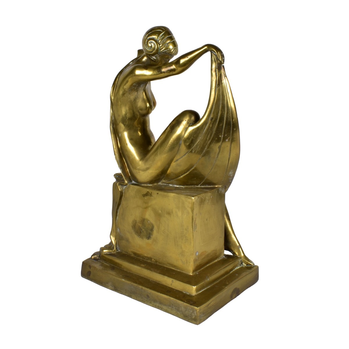 Large Art Deco Style Bronze Sculpture