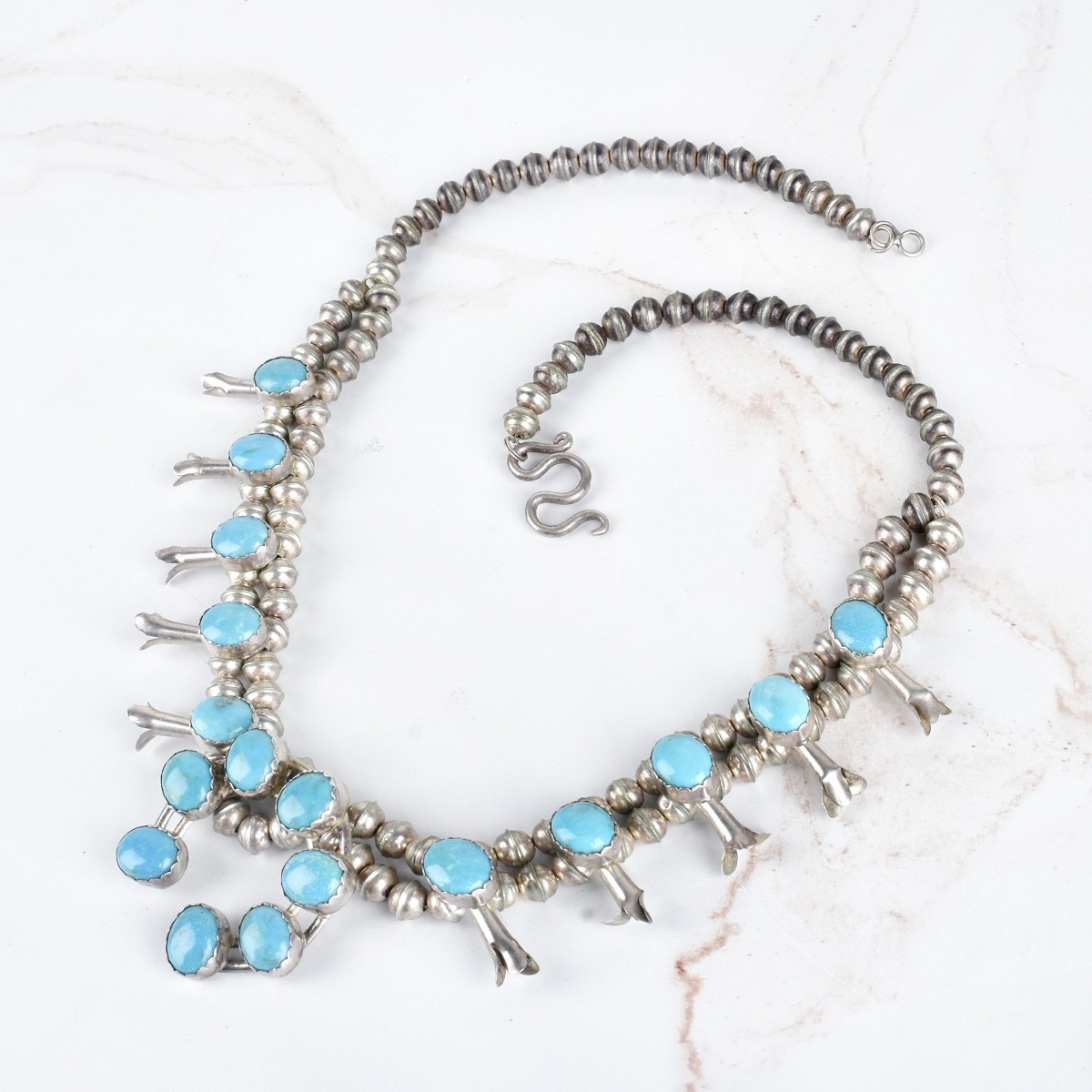 Turquoise and Silver Necklace