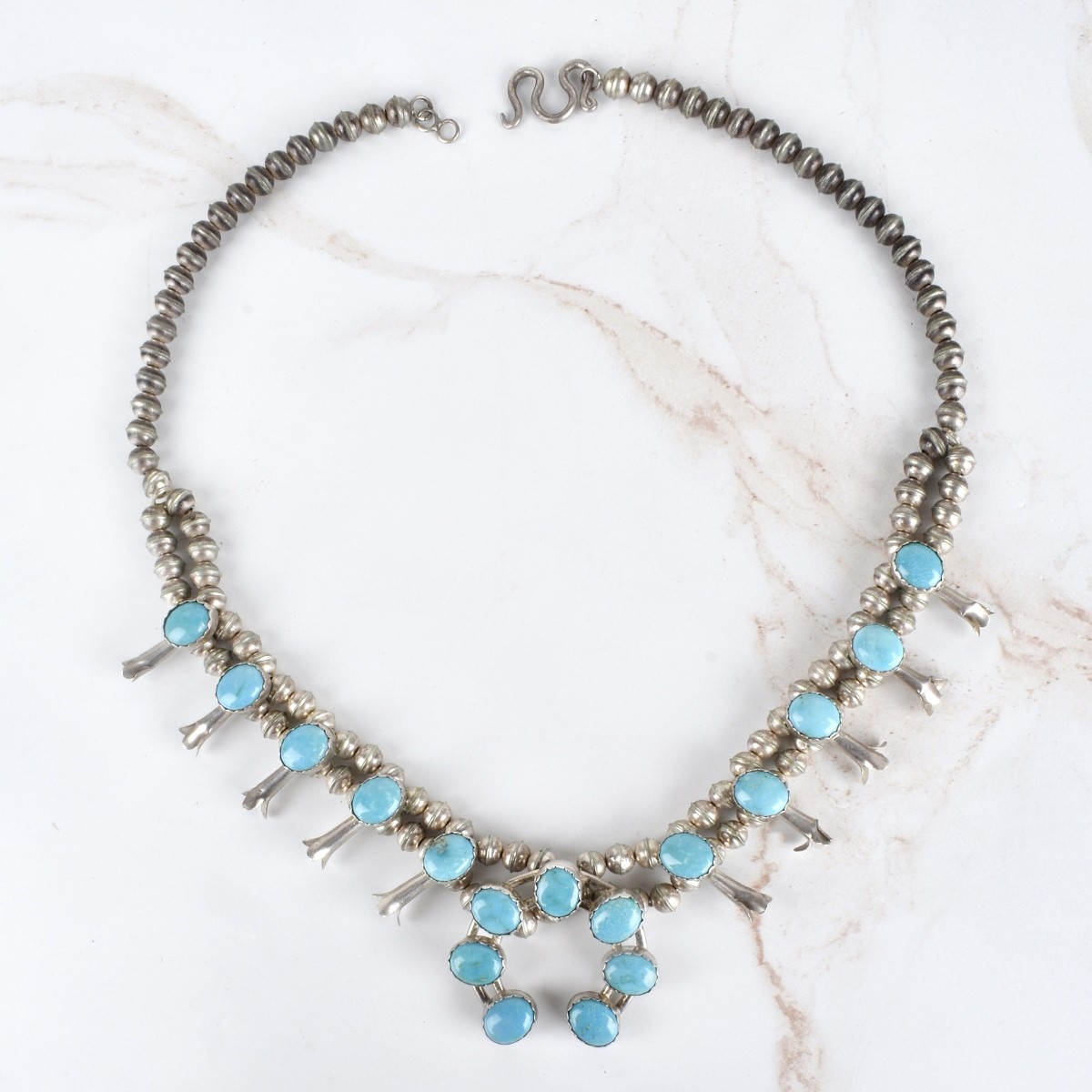 Turquoise and Silver Necklace