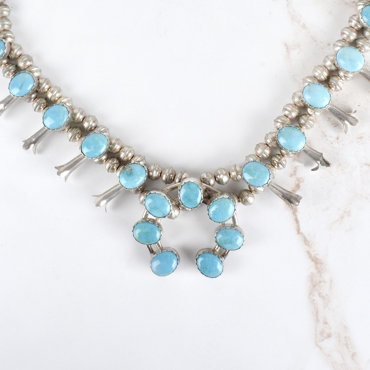 Turquoise and Silver Necklace