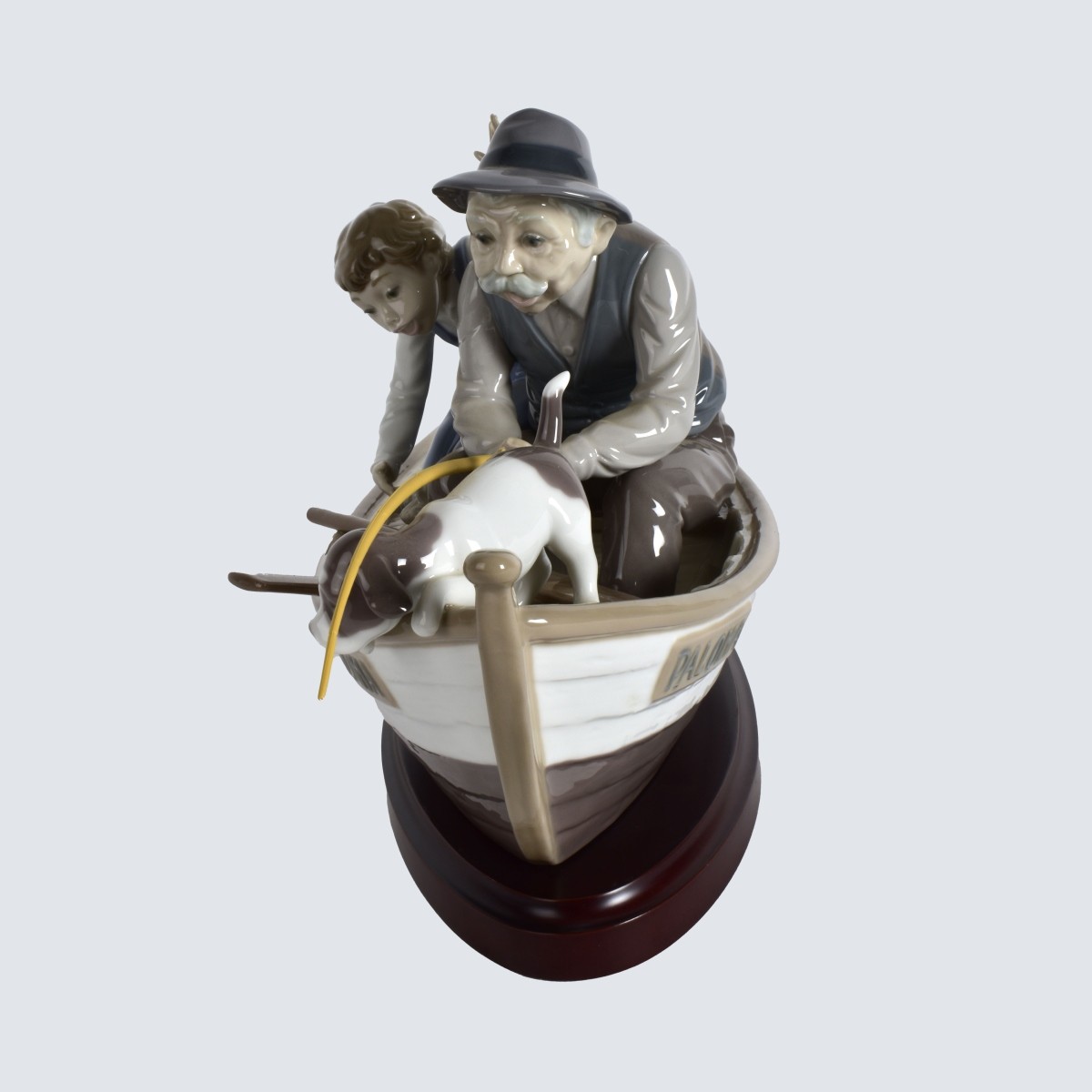 Lladro "Fishing with Gramps" Group