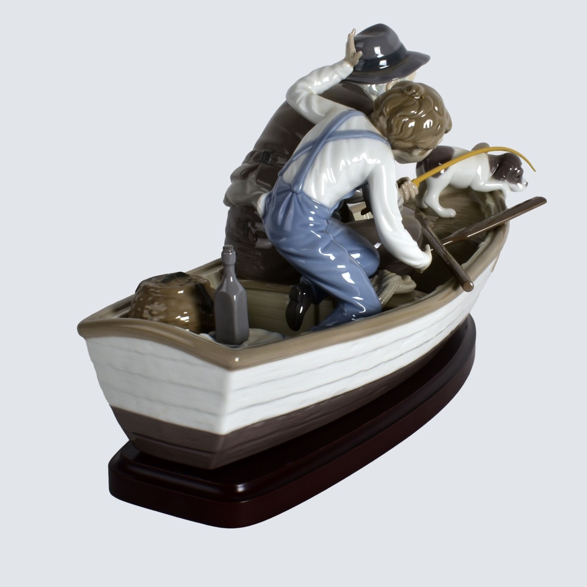 Lladro "Fishing with Gramps" Group