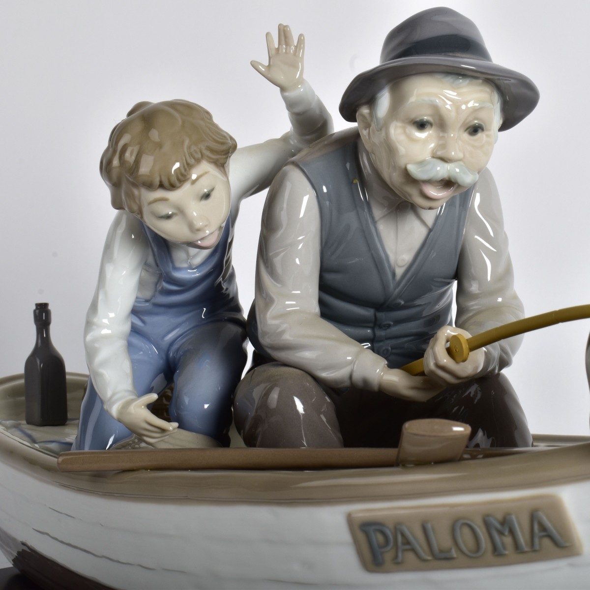 Lladro "Fishing with Gramps" Group