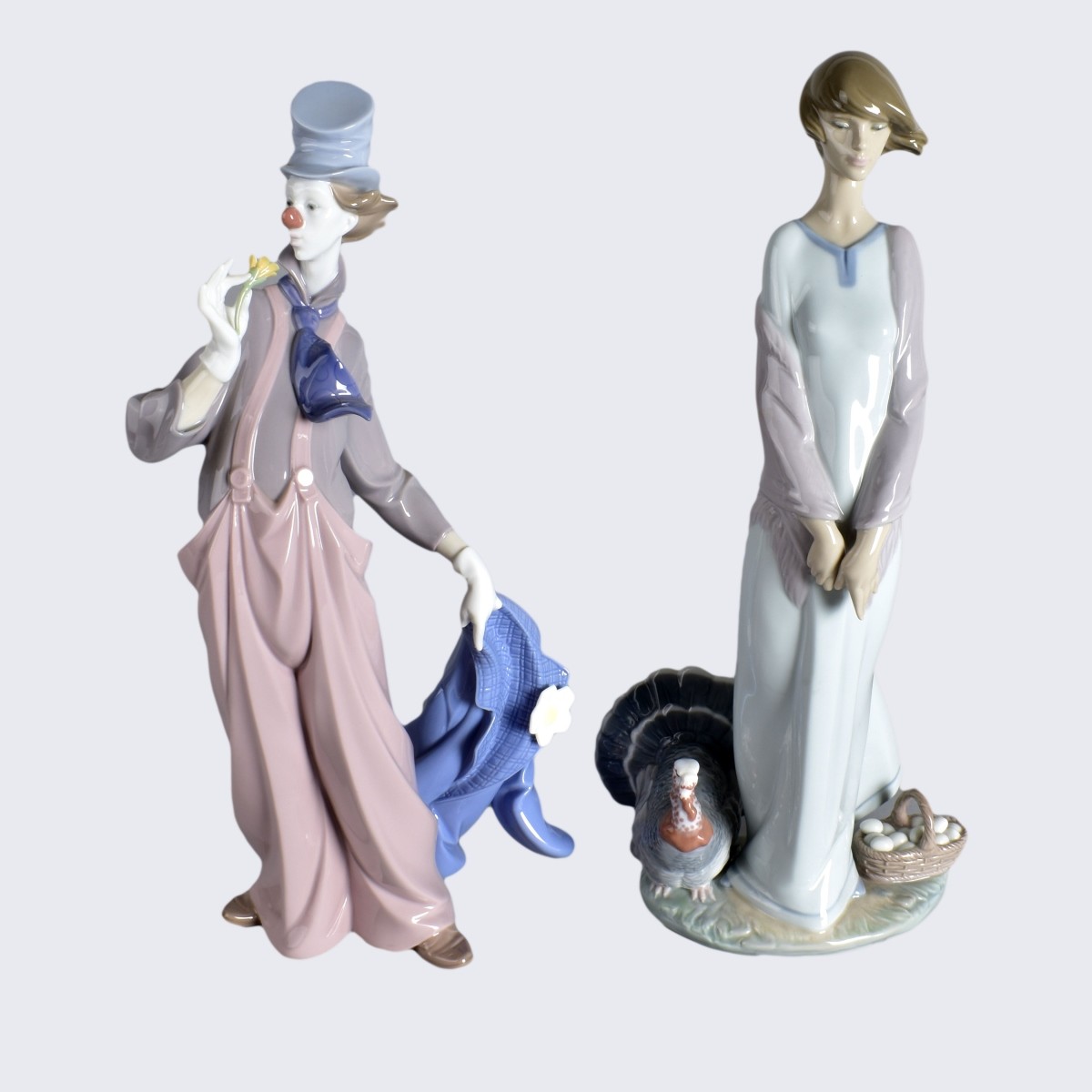 Two Lladro Porcelain Figurines