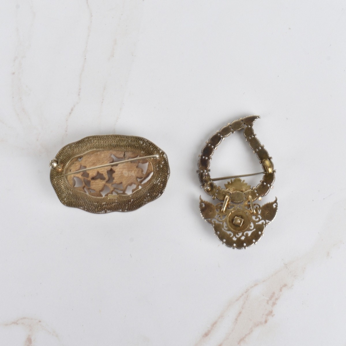 Silver Vermeil Pins