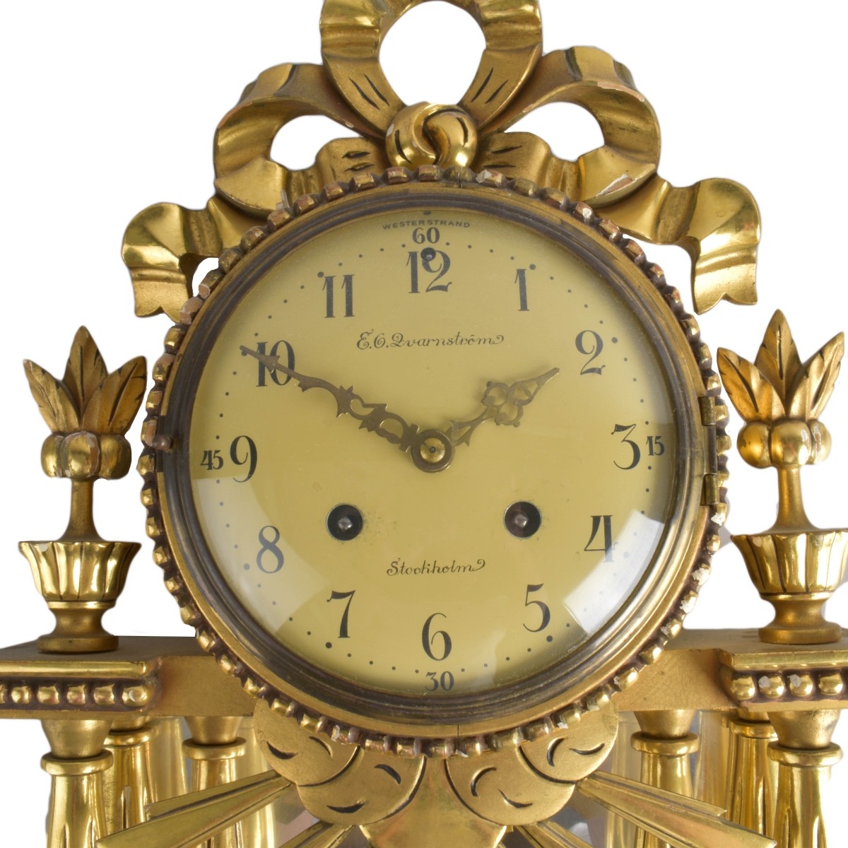 Louis XVI Style Swedish Wall Clock