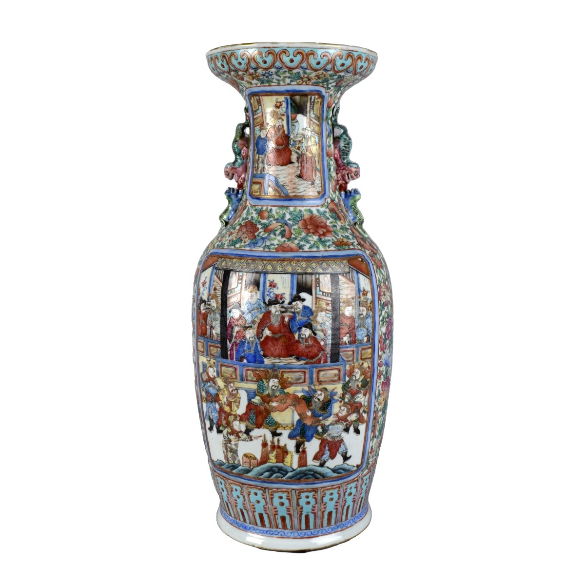 Chinese Famille Verte Porcelain Vase