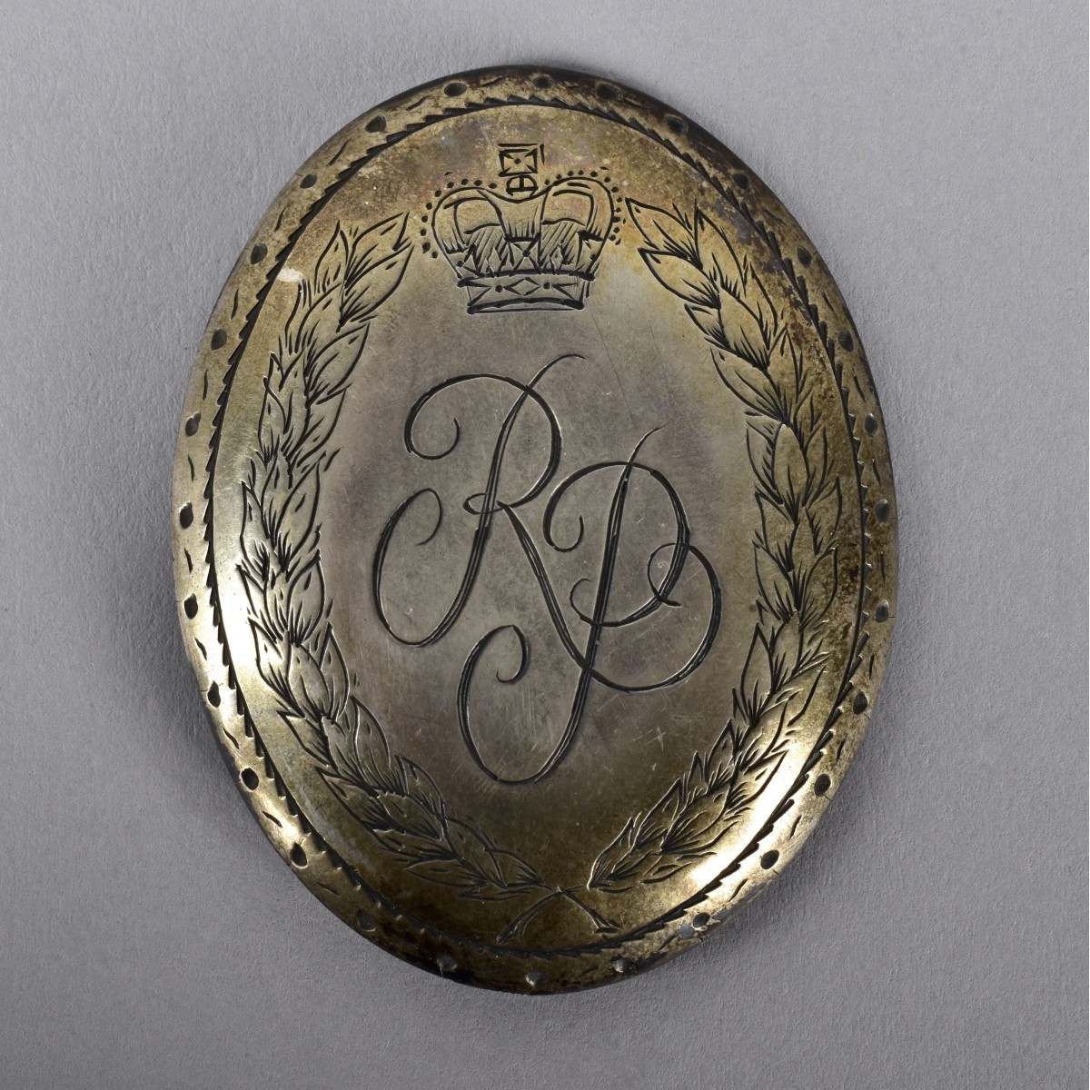 Antique Georgian Officer's Shoulder Belt Plate