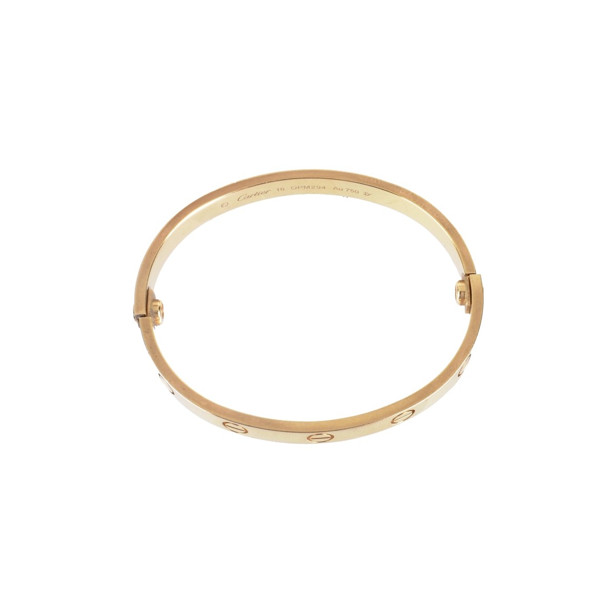 Cartier 18K Love Bracelet