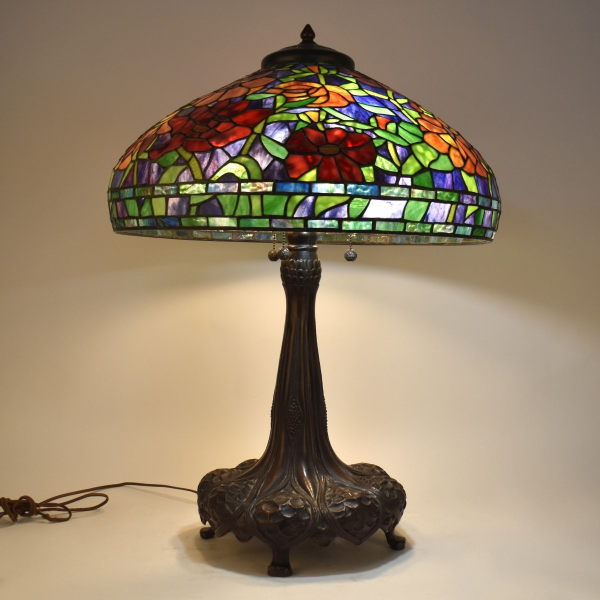 Large Tiffany Style Lamp