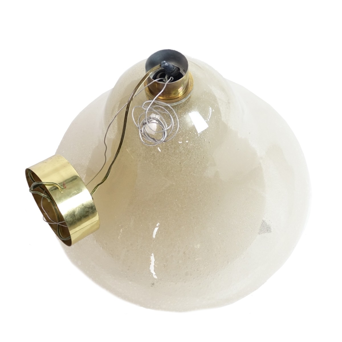 Mid-C Murano Pulegoso Glass Light Fixture