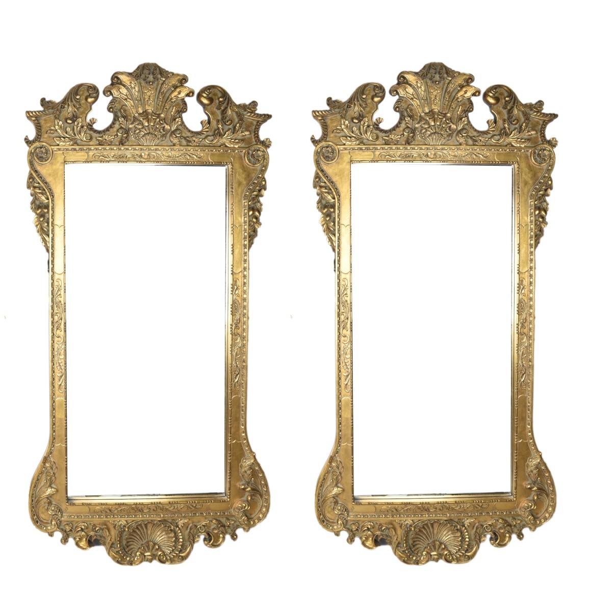 Pair of Neoclassical Style Gilt Mirrors