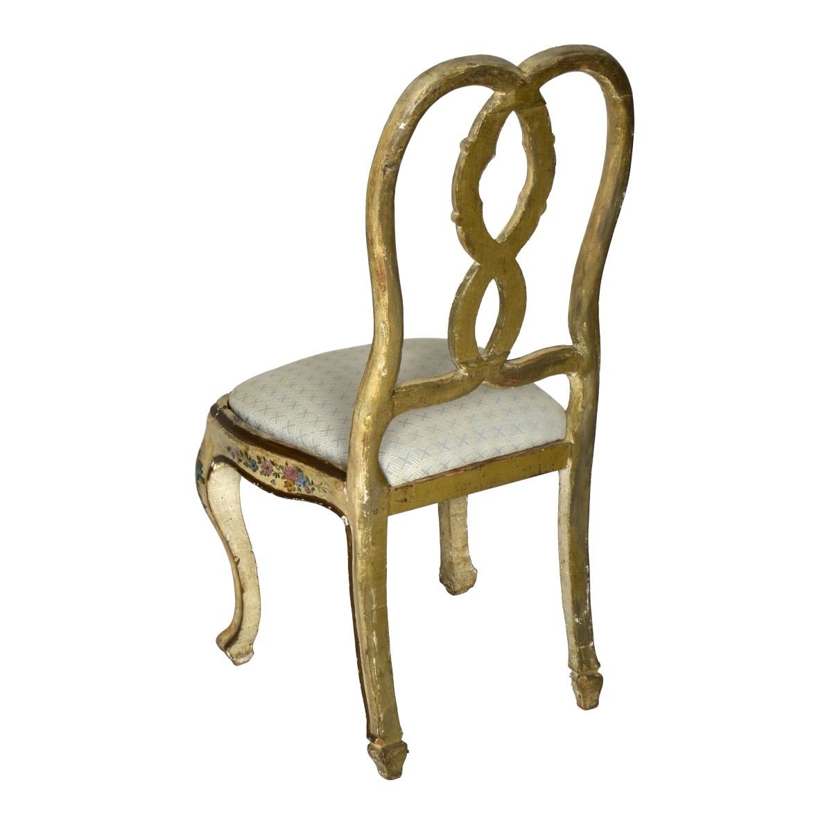 Antique Italian Baroque Style Side Chair