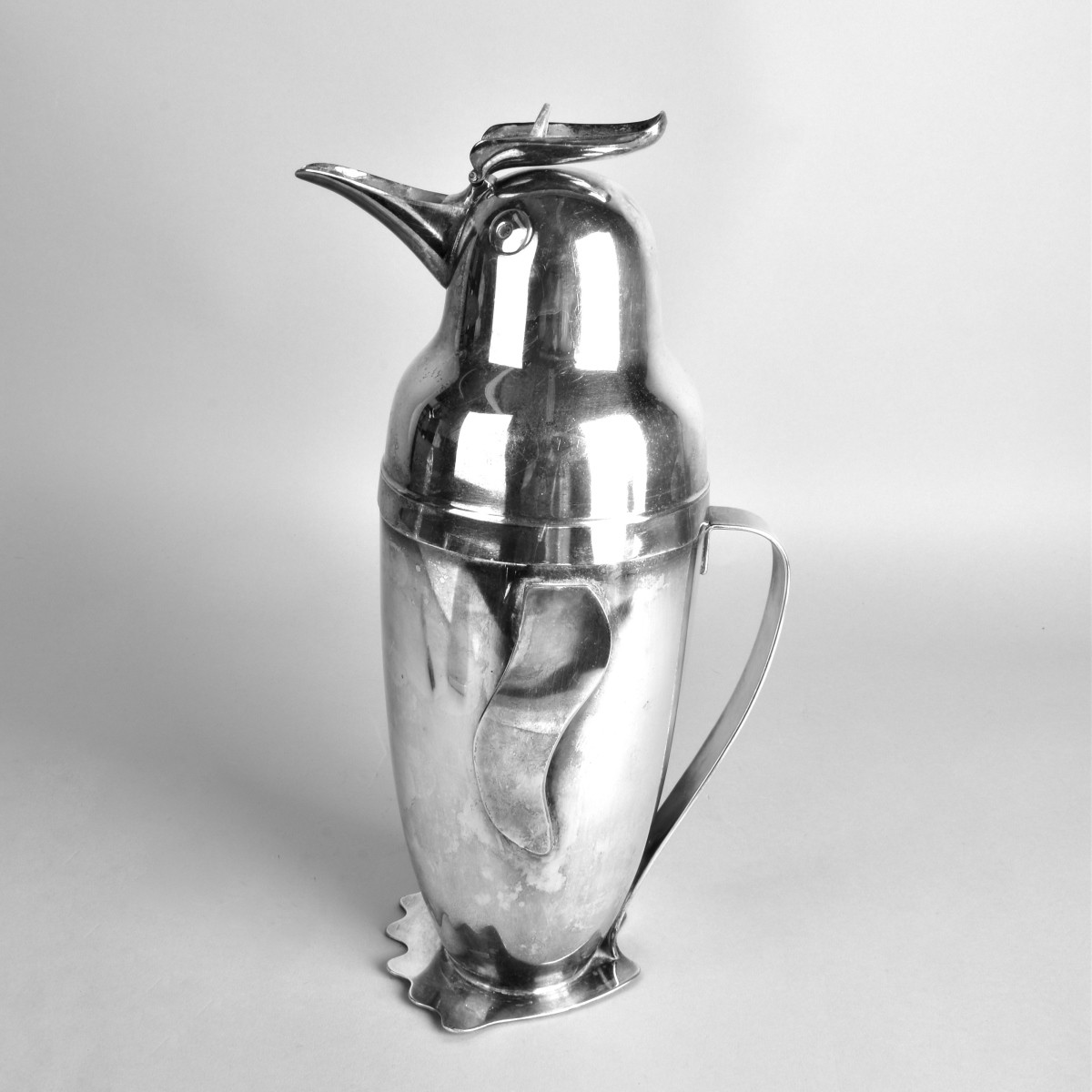 Emil A. Schuelke Penguin Cocktail Shaker