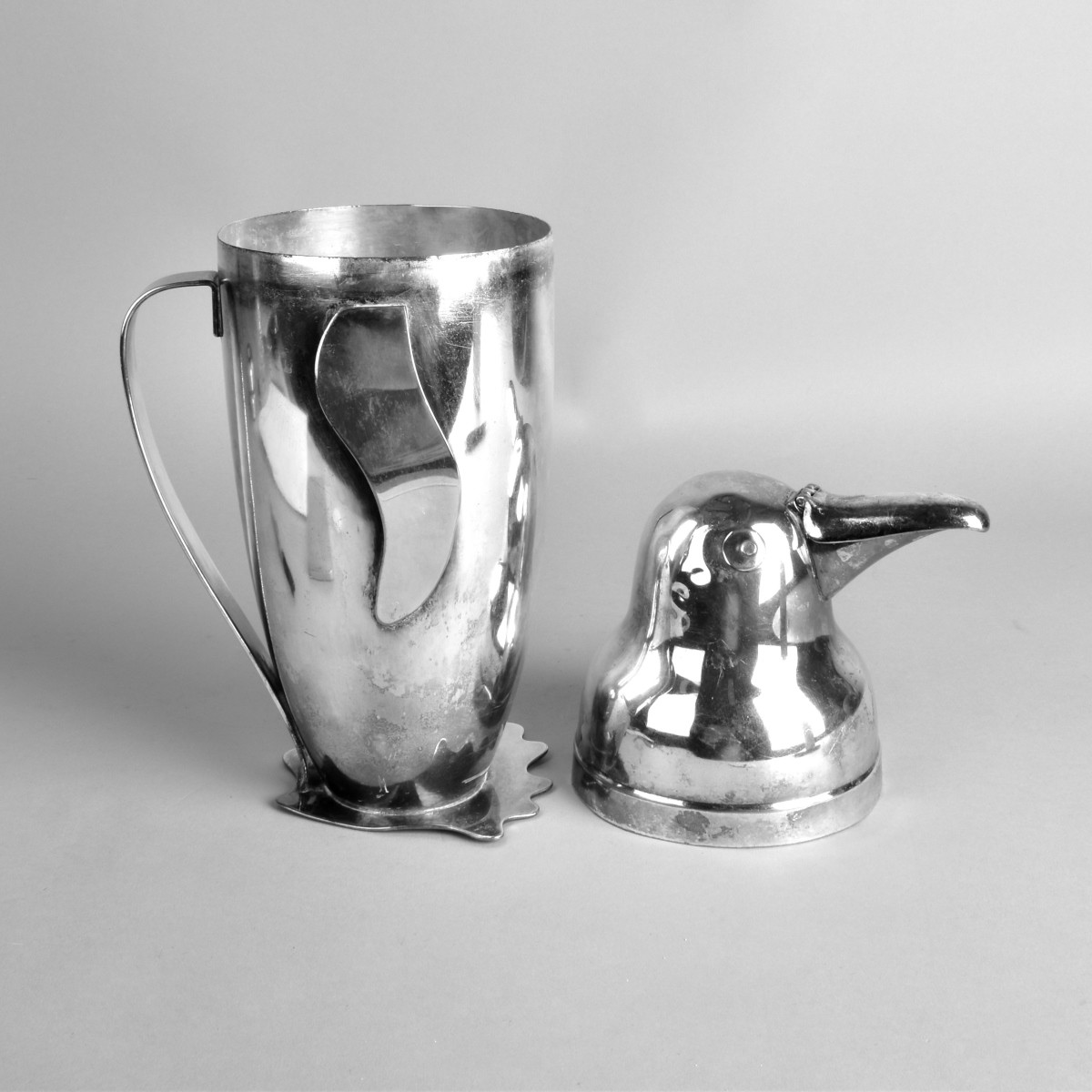 Emil A. Schuelke Penguin Cocktail Shaker