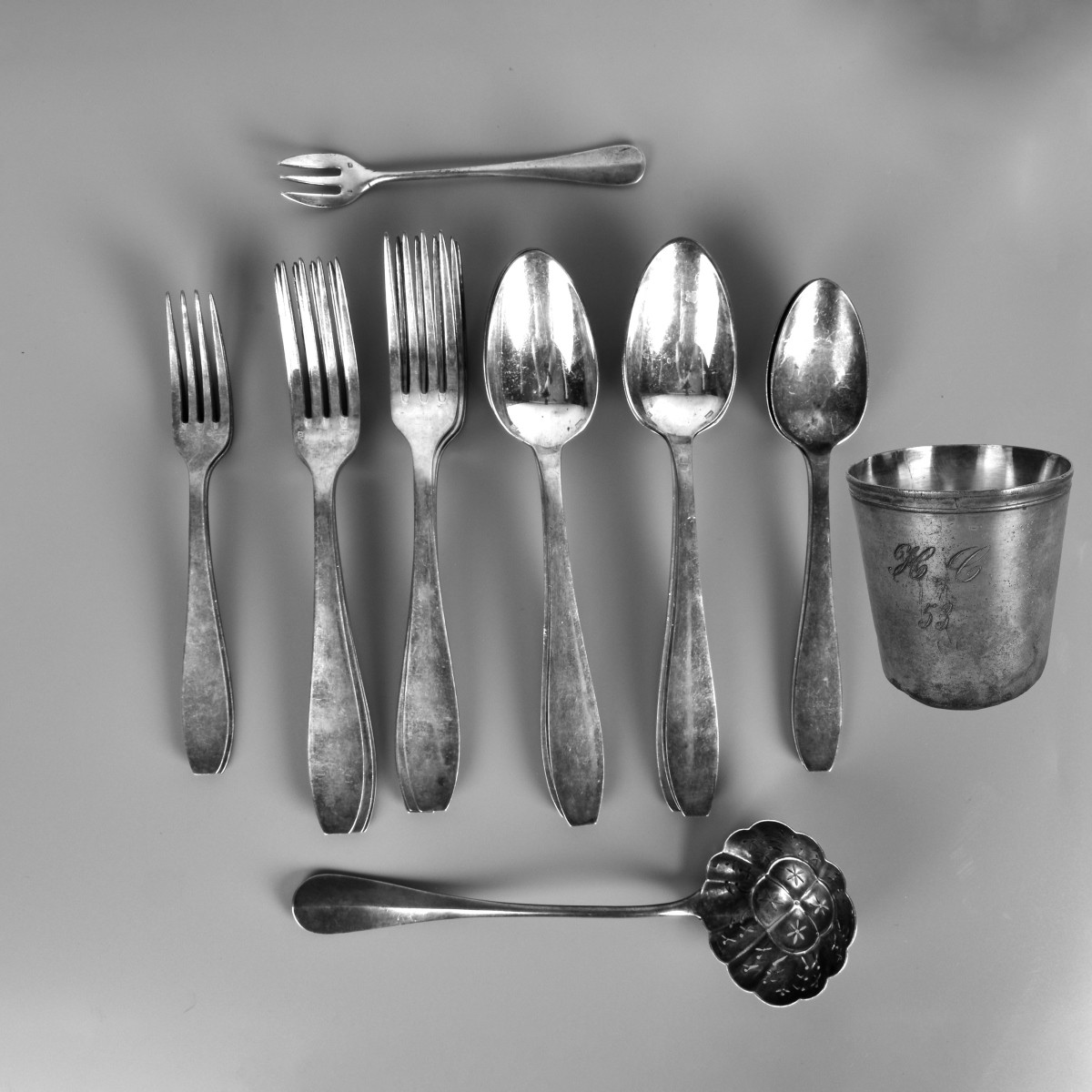 Assorted Christofle & Apollo Silver Plate