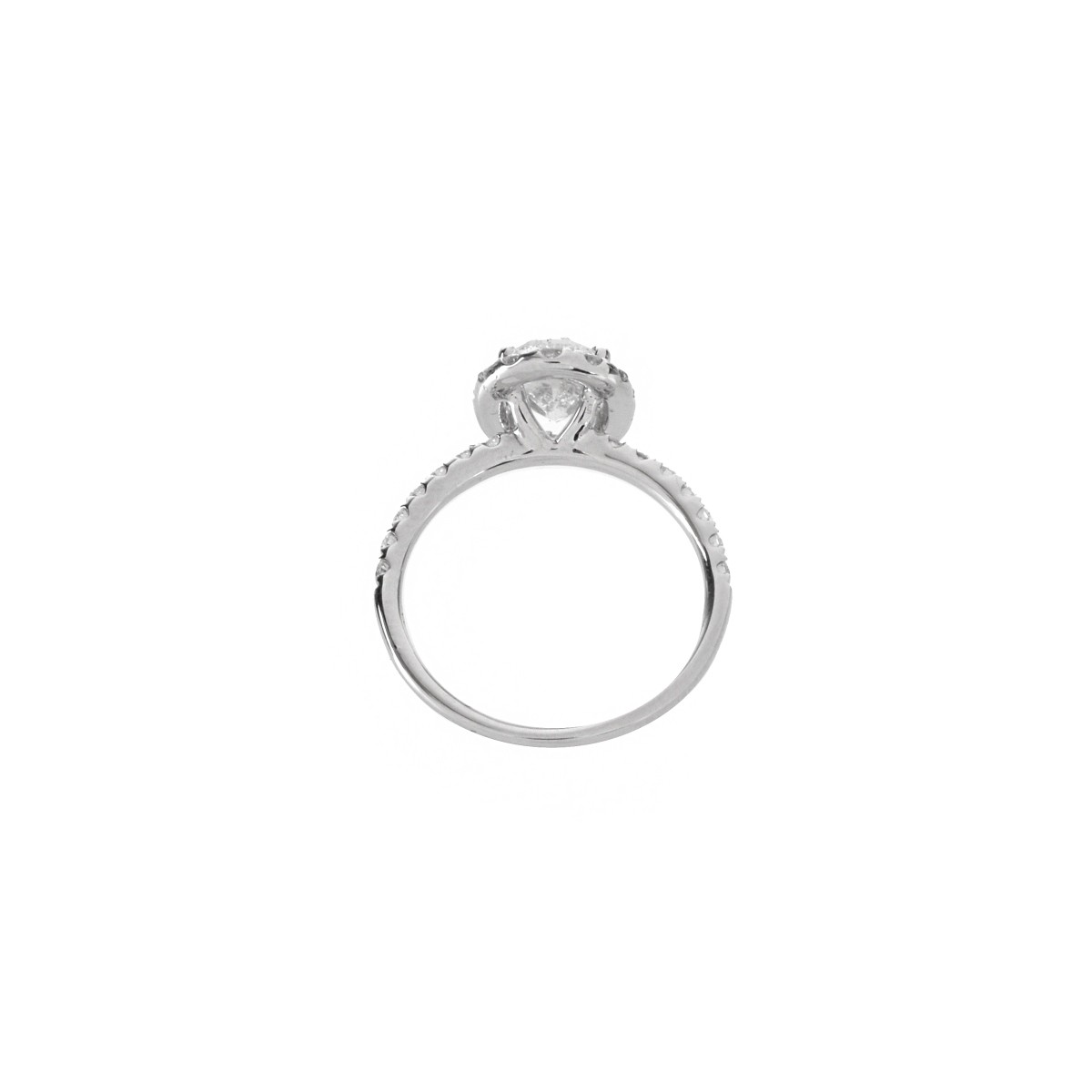 Diamond and 18K Ring