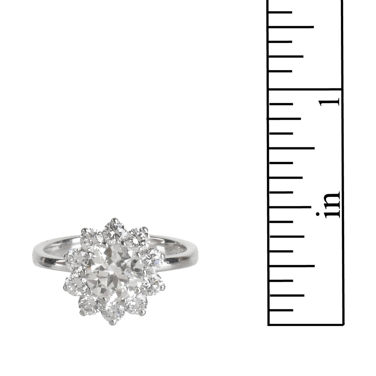 Diamond and 18K Ring