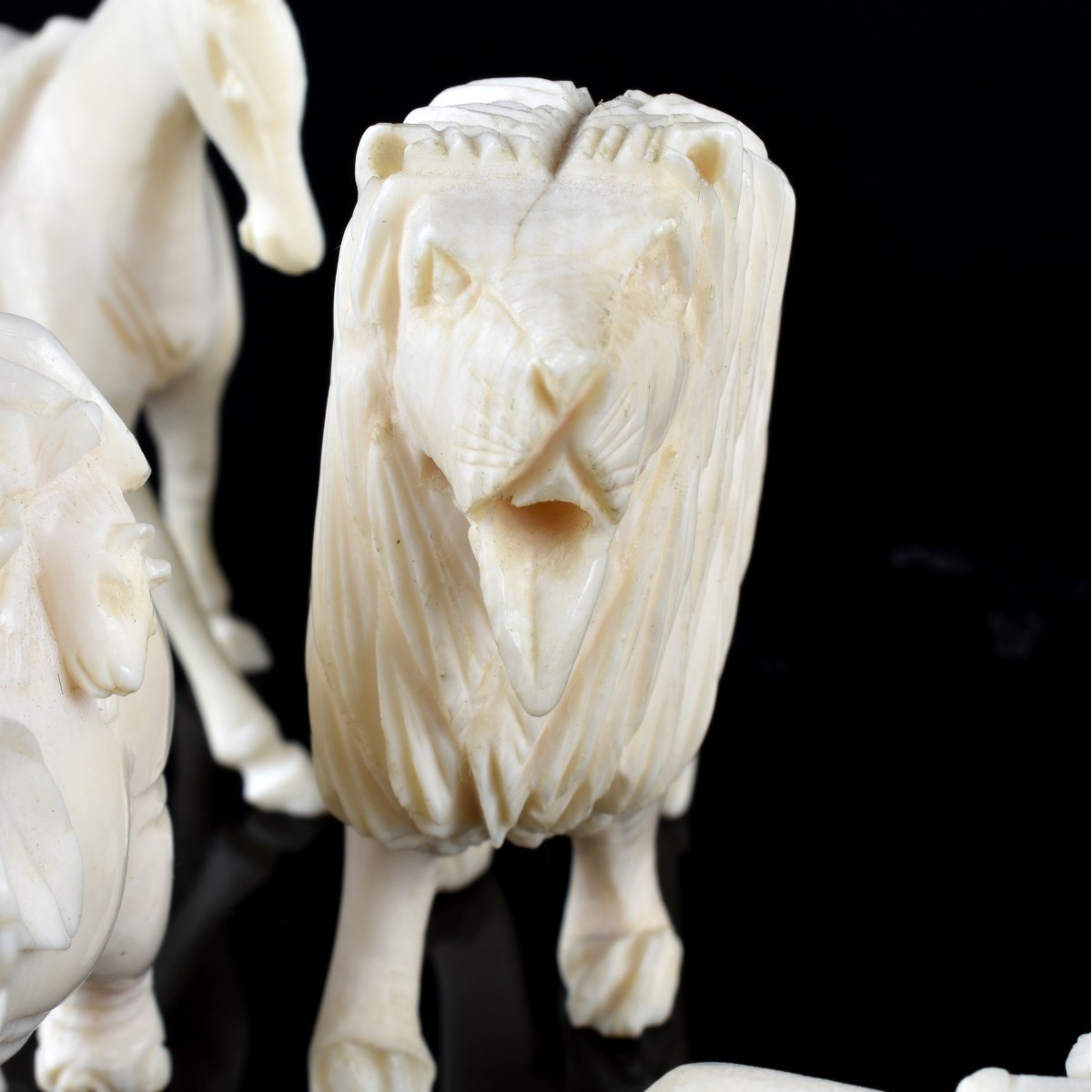 Oriental Carved Miniature Animal Figures