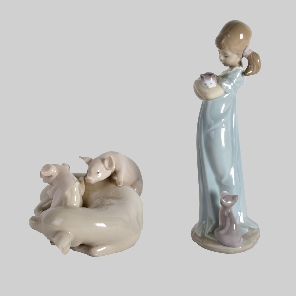 Two Lladro Porcelain Figurines