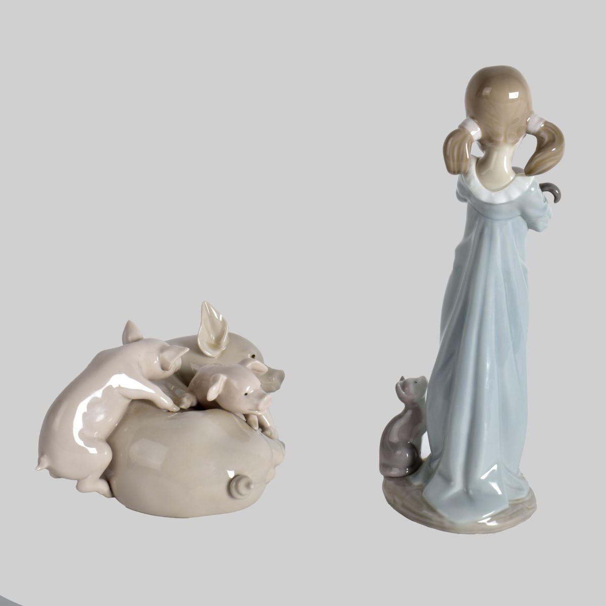 Two Lladro Porcelain Figurines