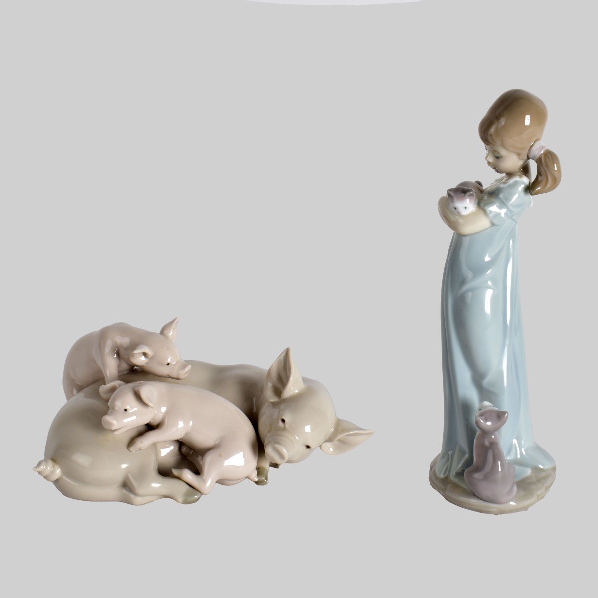 Two Lladro Porcelain Figurines