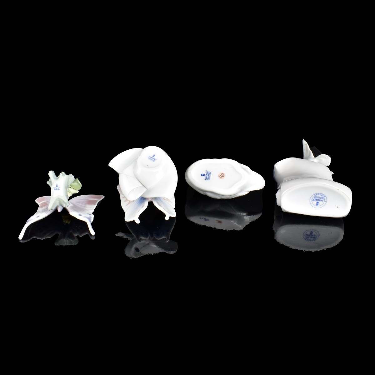 Four Lladro Porcelain Figurines