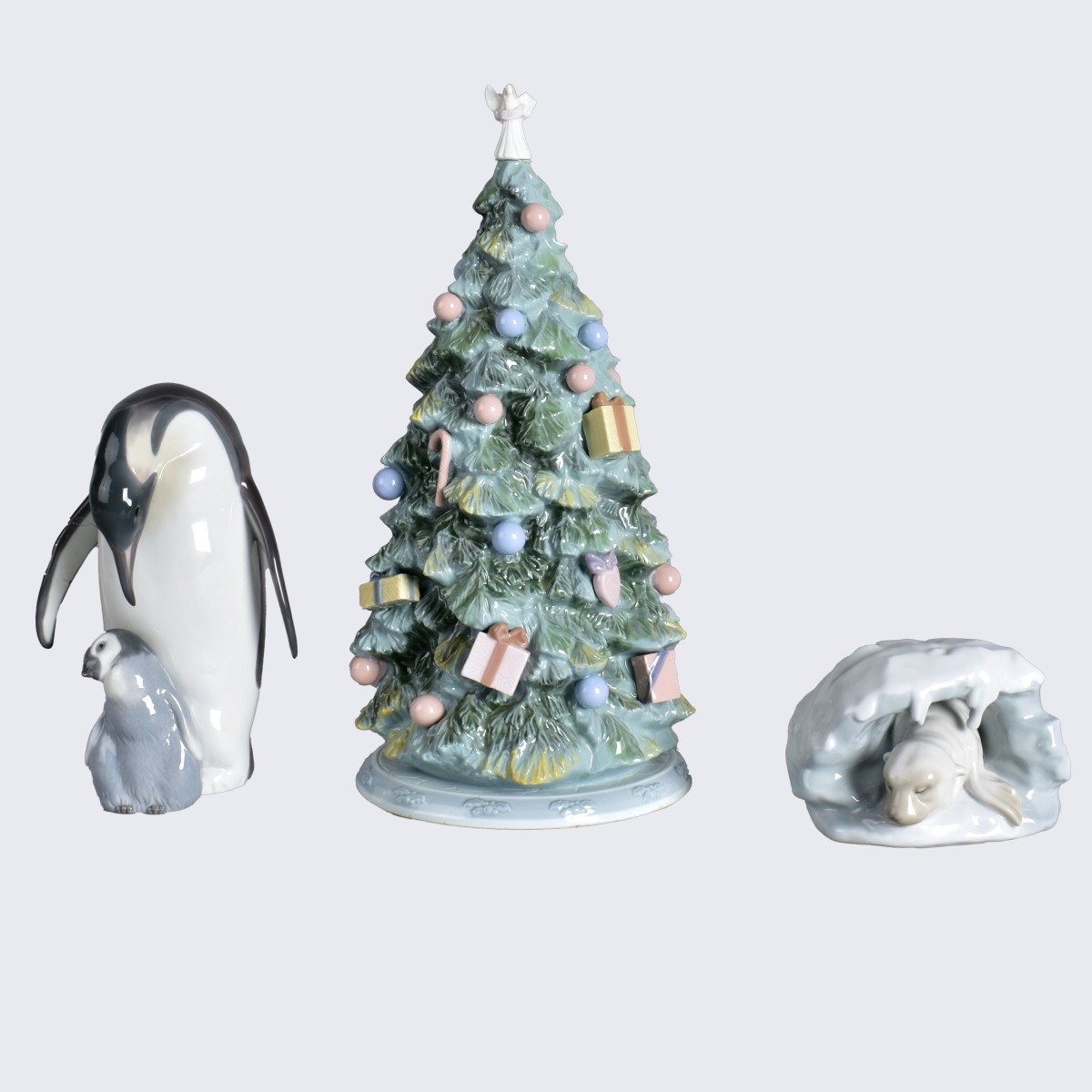 Three Lladro Porcelain Figurines