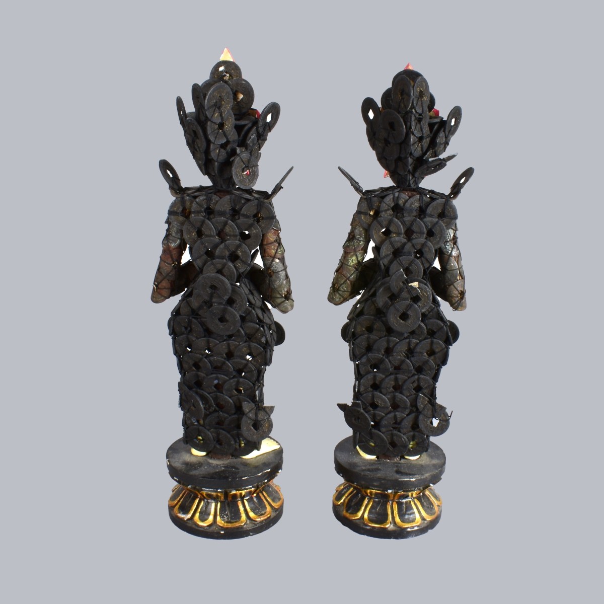 Balinese Folk Art Coin Couple