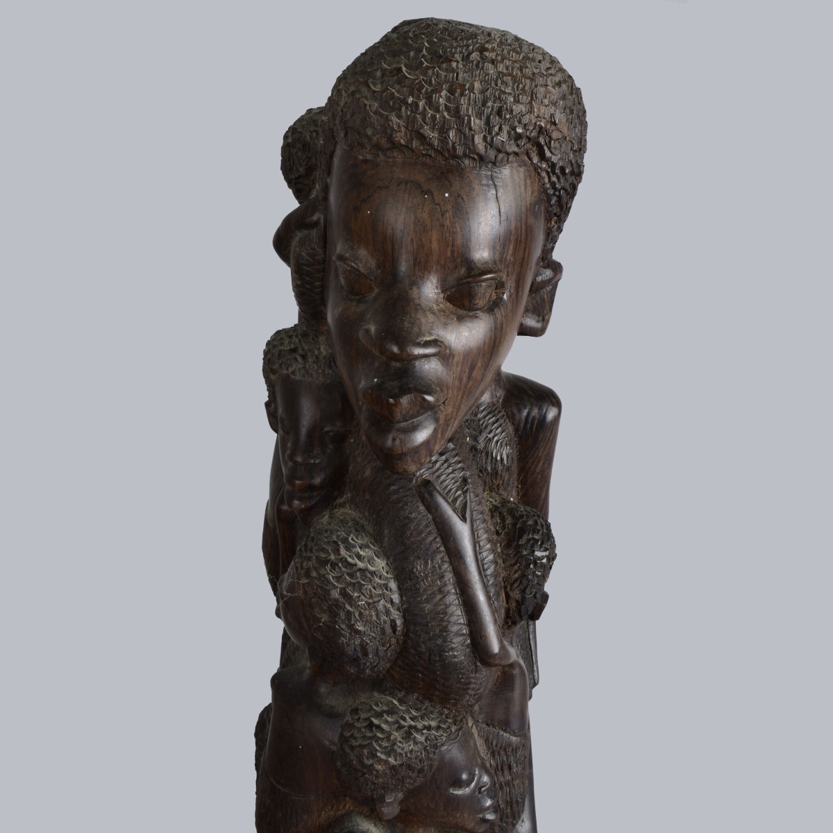 Three African Large Carvings