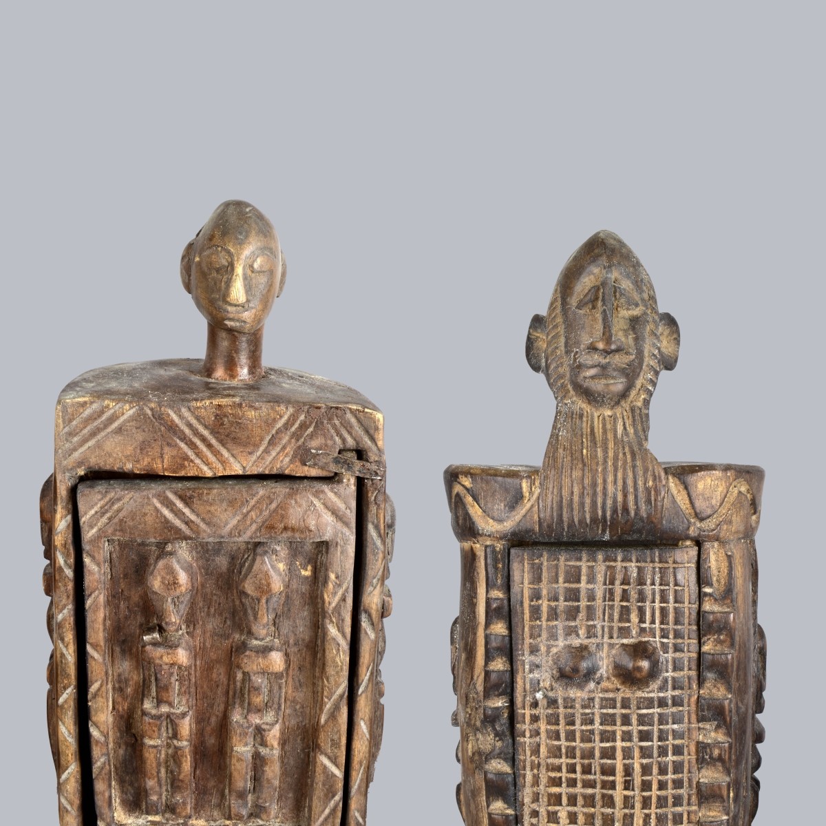 Three African Large Carvings