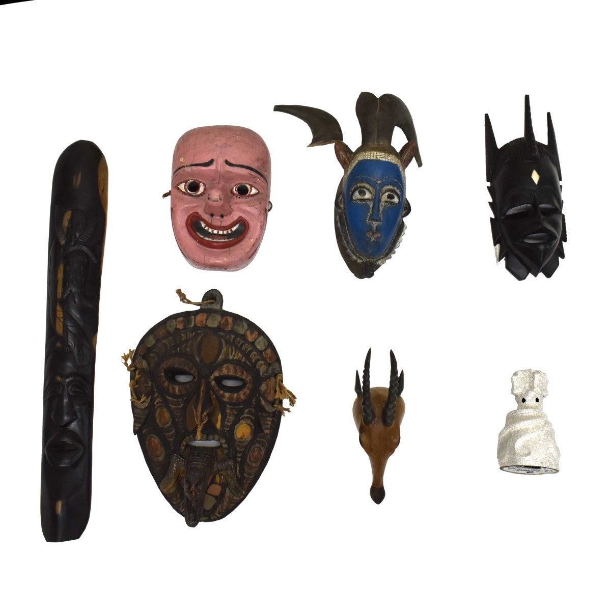 African Mask Box Lot