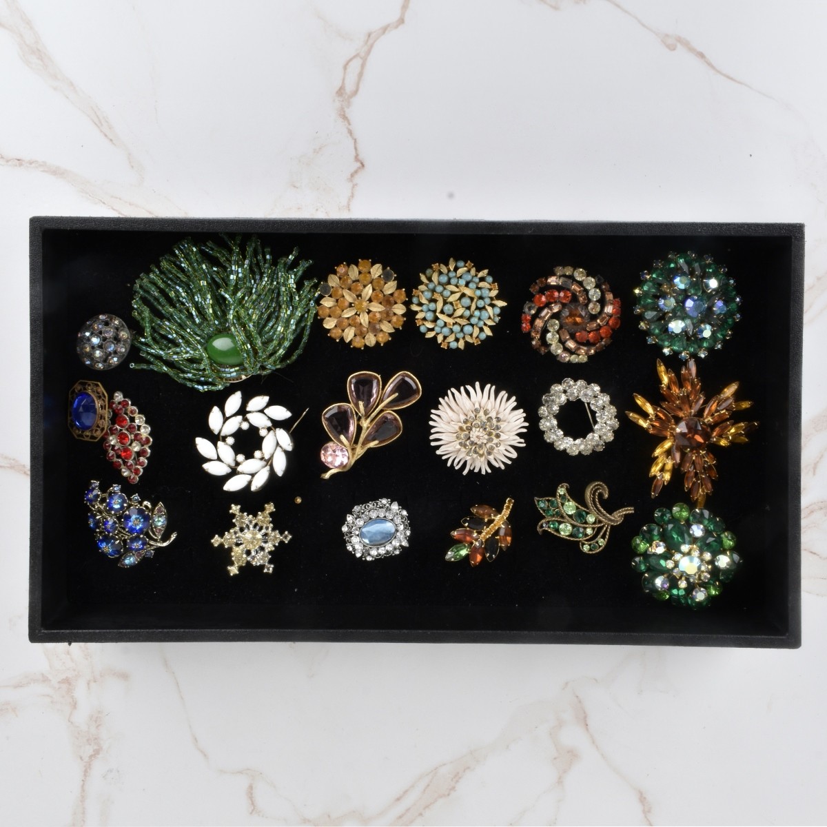 Collection of Costume Brooches