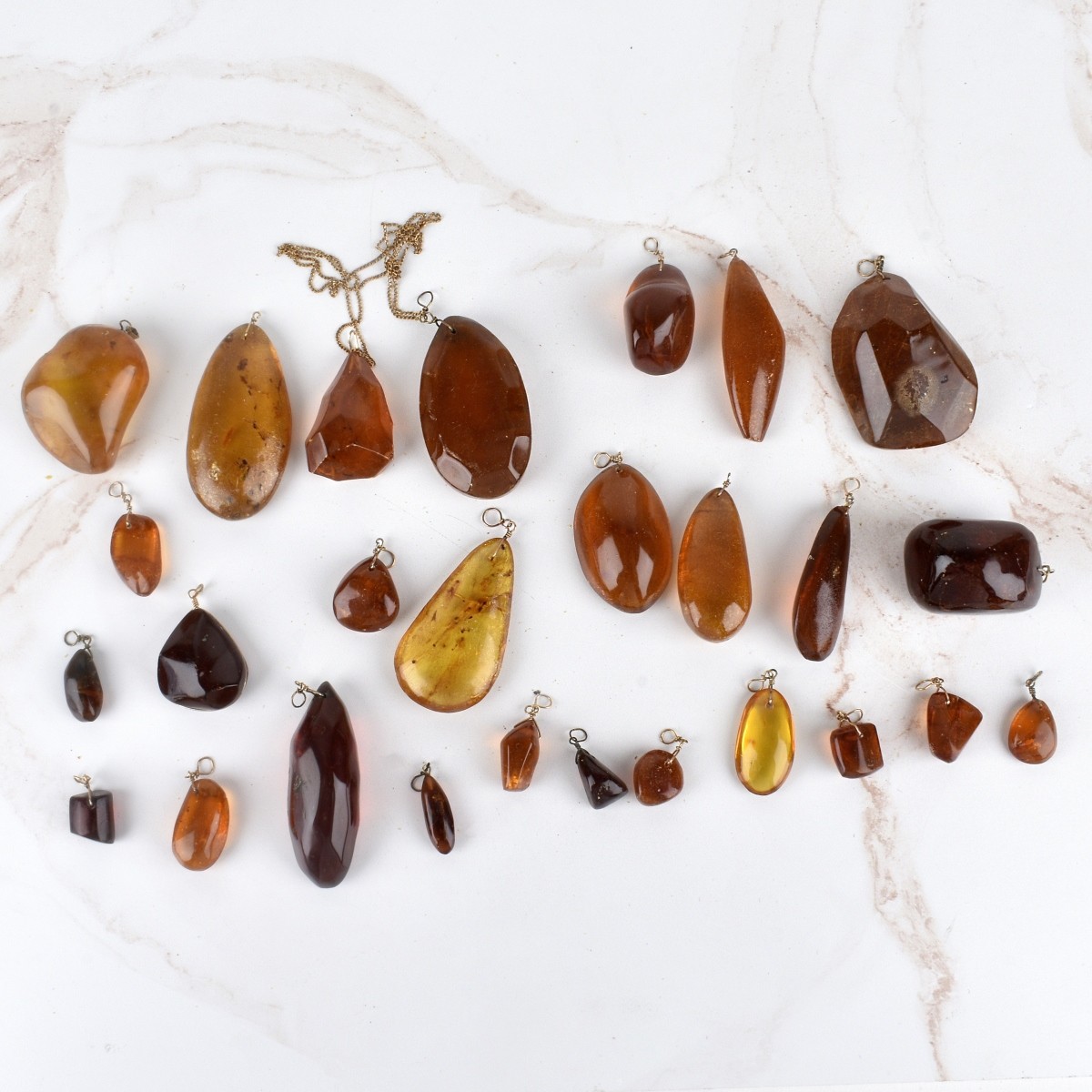 Amber Pendants