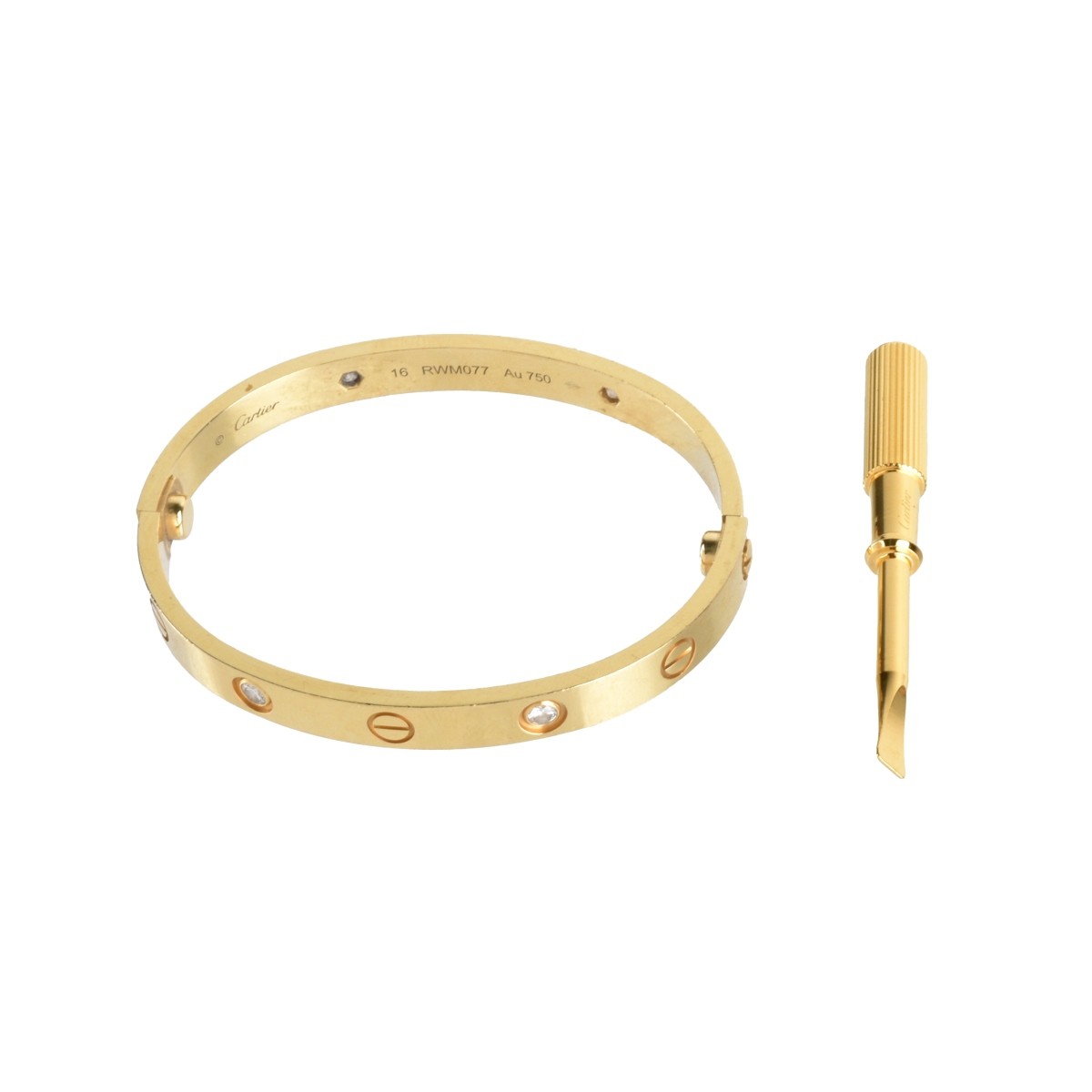 Cartier Diamond and 18K Love Bracelet