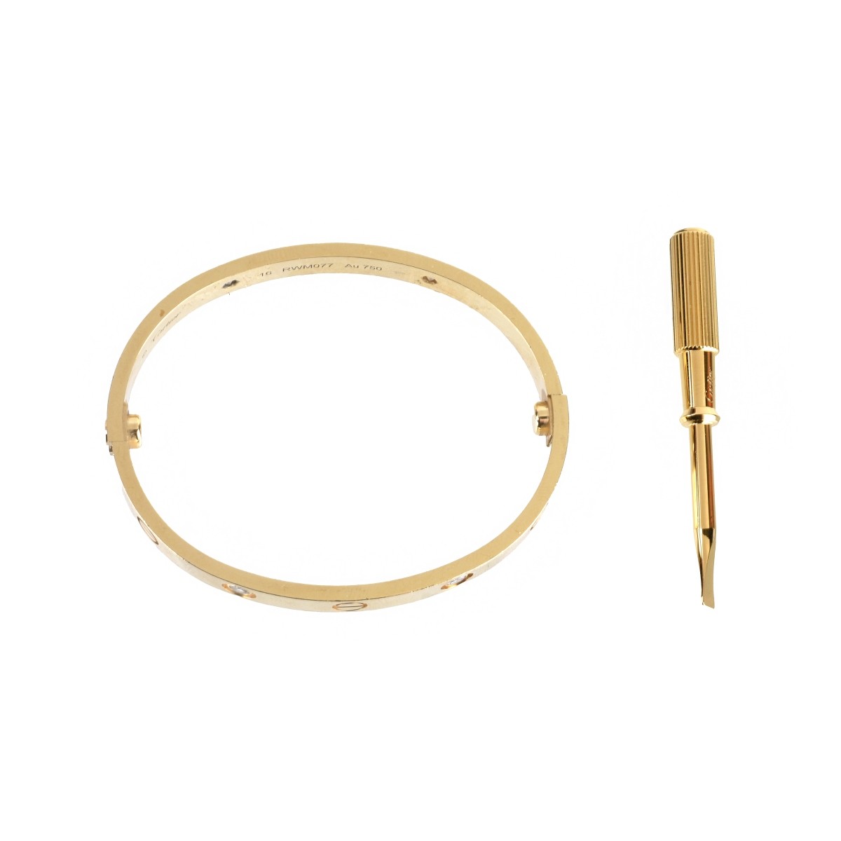 Cartier Diamond and 18K Love Bracelet