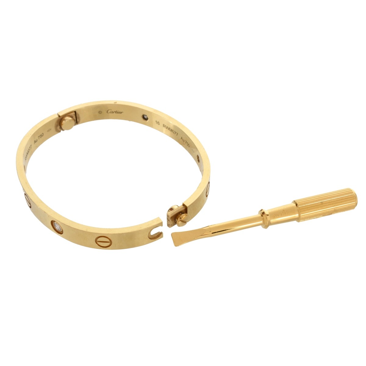 Cartier Diamond and 18K Love Bracelet