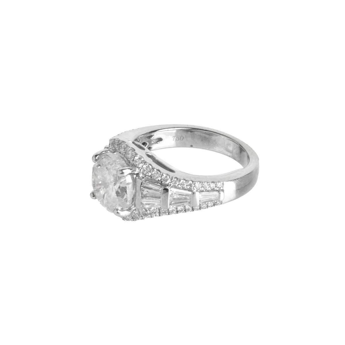 Diamond and 18K Ring