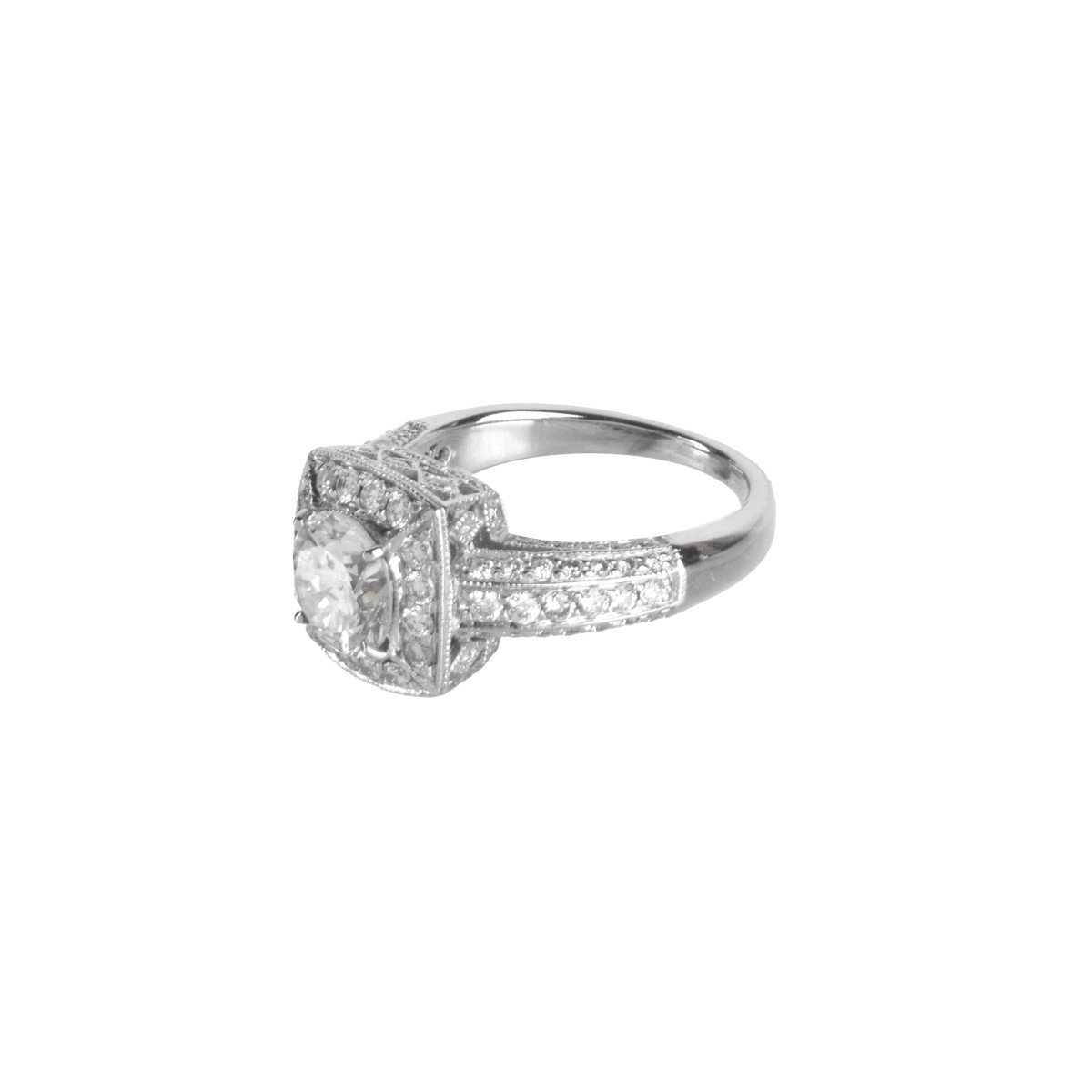 Diamond and 18K Ring