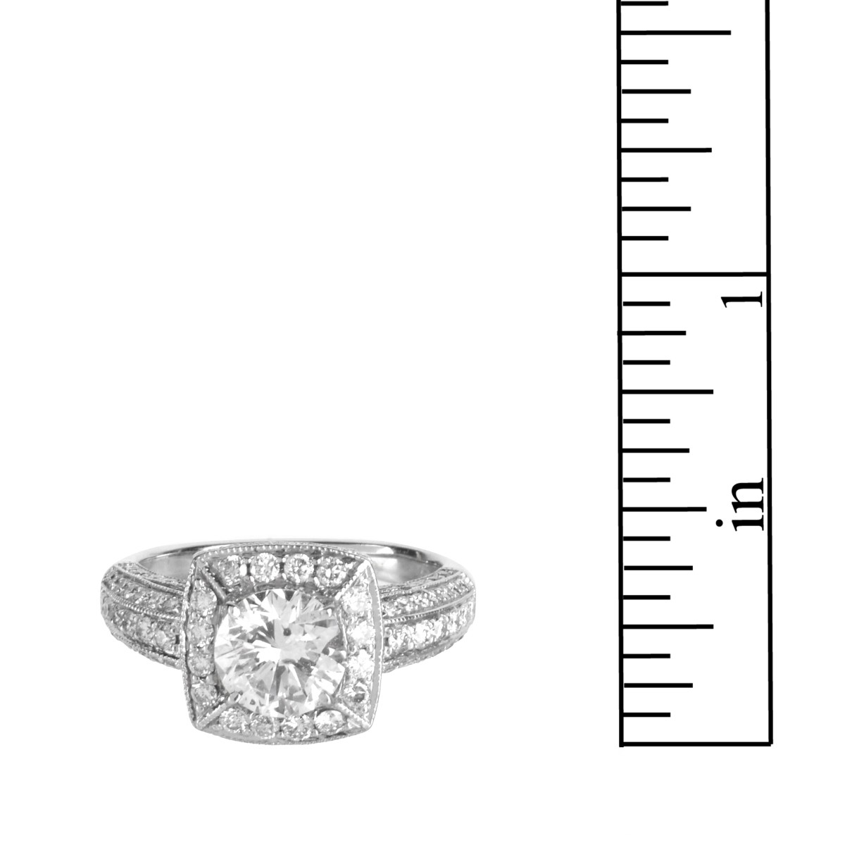 Diamond and 18K Ring