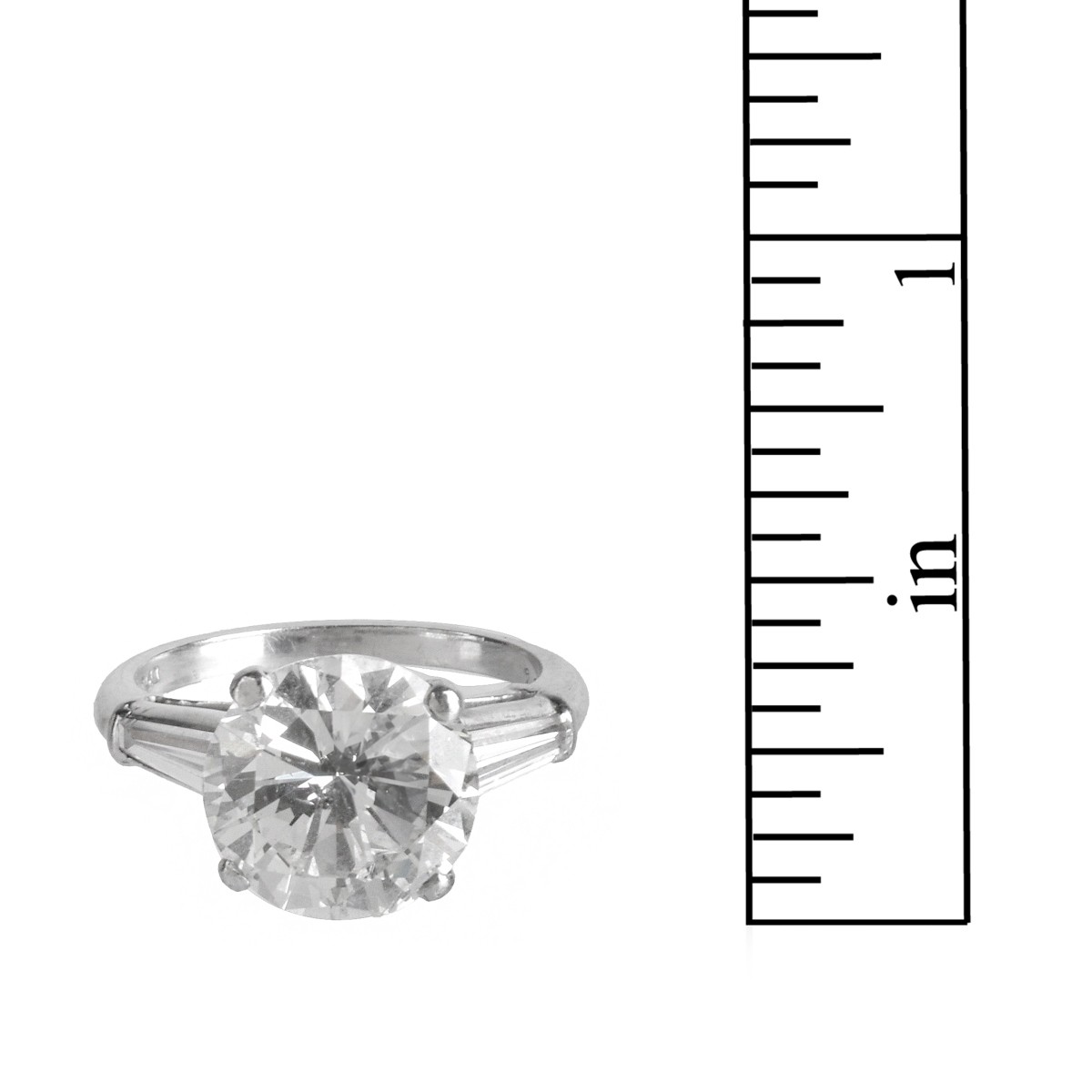 Diamond and Platinum Ring