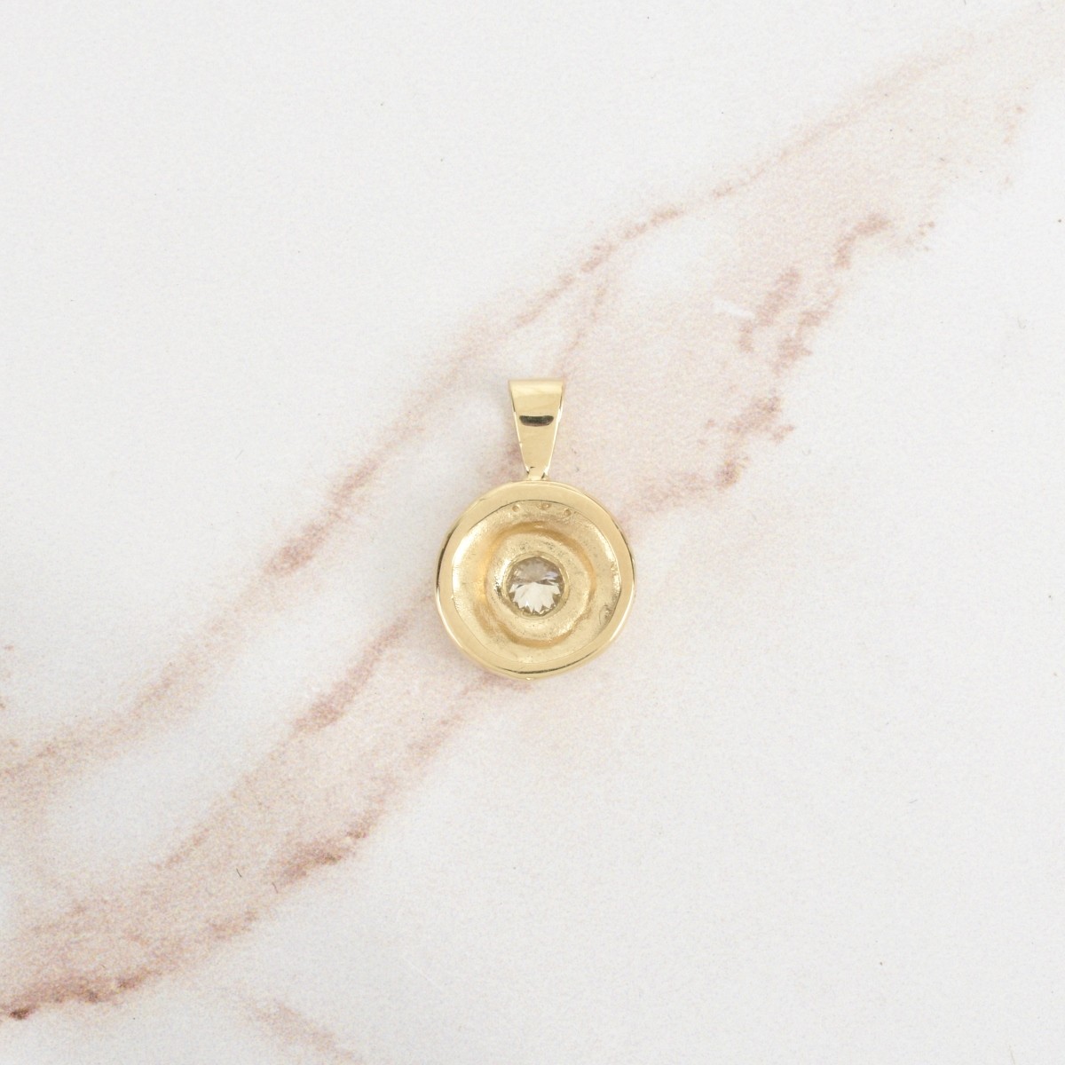 Diamond and 14K Pendant