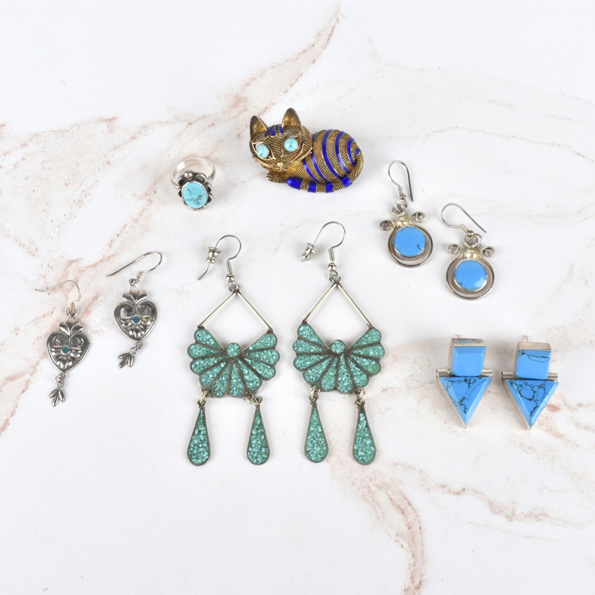 Turquoise and Silver Jewelry